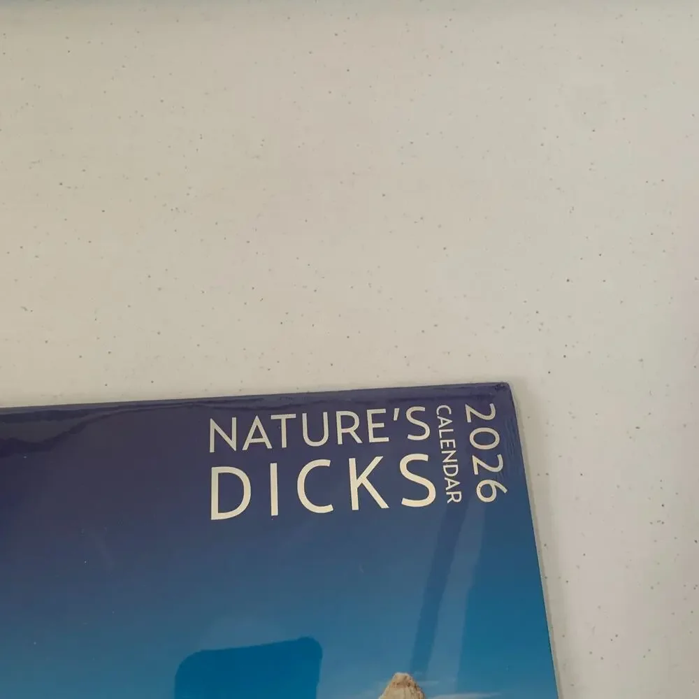 Nature's Dicks Calendar 2026 Gift Funny Calendar Joke Present Brand New Sealed